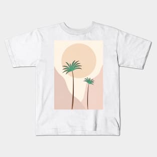 Tall Palms in the Desert Kids T-Shirt